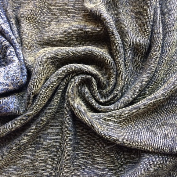 🟣 2/$10 Pashmina Scarf - Grey Green - Picture 4 of 6